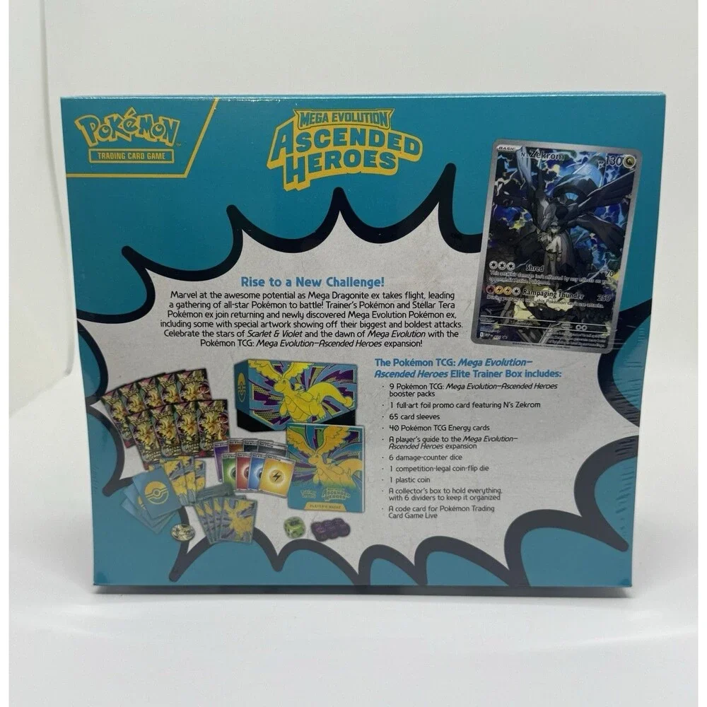 Pokemon TCG Mega Evolution ASCENDED HEROES Elite Trainer Box ETB NEW/Sealed